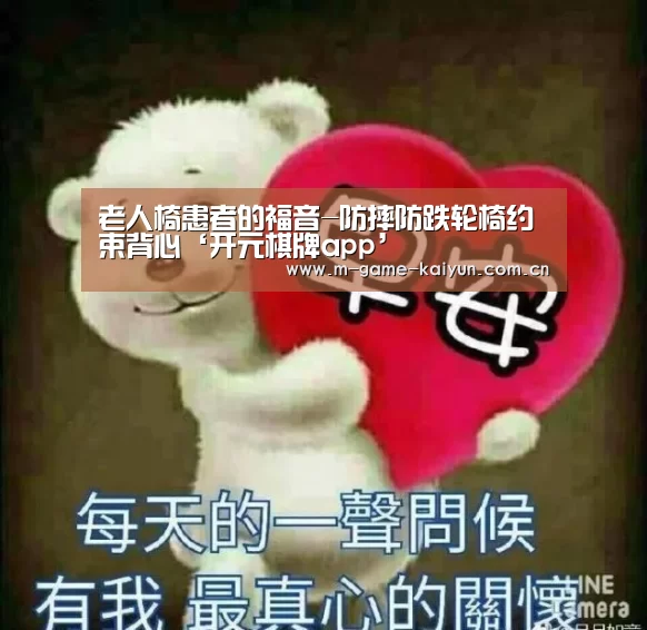 老人椅患者的福音-防摔防跌轮椅约束背心‘开元棋牌app’(图3) 开云首页